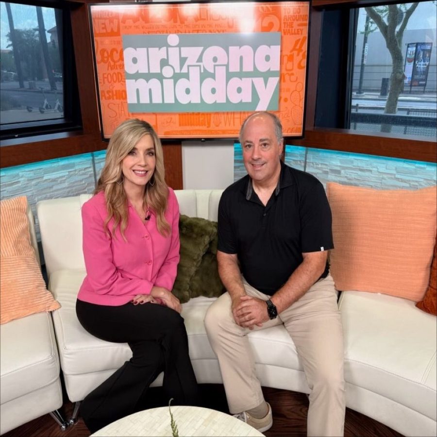 Andy Lask being interviewed on 12News Arizona Midday